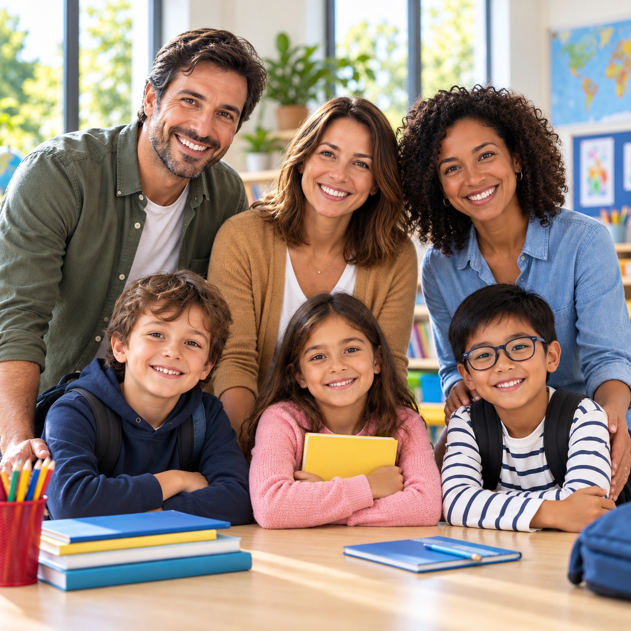Famílias e crianças em contexto escolar